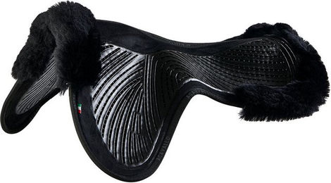 Produktbild von Acavallo CC Halfpad doppelseitig Gel mit Lammfell