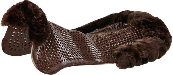 Produktbild von Acavallo Gel Pad hinten erhöht mit Schaffell