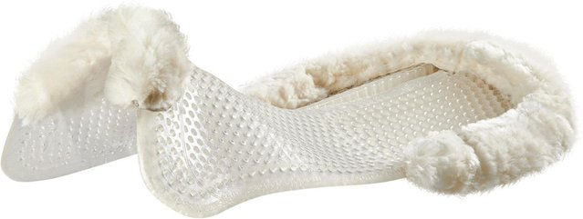 Produktbild von Acavallo Gel Pad hinten erhöht mit Schaffell