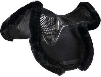 Produktbild von Acavallo Gelpad 2seitig mit Lammfellrand