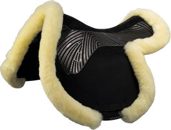 Produktbild von Acavallo Gelpad mit Lammfellrand für Springen