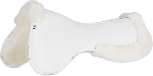 Produktbild von Acavallo Sattelpad Suede Close Contact Memory Foam mit Schafsfell