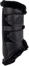 Acavallo Vordergamaschen mit Kunstfell und Doppel-Klettverschluss – Bild 1 von 5