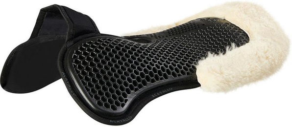 Produktbild von Acavallo Widerristfrei Hexa Memory Lammfell Sattelpad hinten