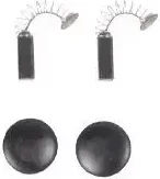 Produktbild von Accessoire für Rasenmäher Kohlenkit mit Federn und Steckkappen Heiniger