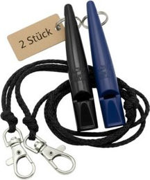 ACME 211.5 Doppelpack Hundepfeife mit Pfeifenband dunkelblau – Bild 1 von 9