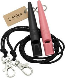 ACME 211.5 Doppelpack Hundepfeife mit Pfeifenband himbeere – Bild 1 von 12