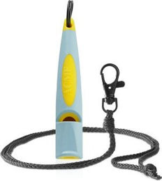 ACME ALPHA Hundepfeife No. 210.5 mit Pfeifenband blau/ gelb – Bild 1 von 5