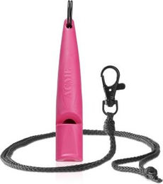 ACME ALPHA Hundepfeife No. 210.5 mit Pfeifenband magentarot – Bild 1 von 3