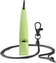 ACME ALPHA Hundepfeife No. 211.5 mit Pfeifenband hellgrün – Bild 1 von 3