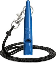 Produktbild von ACME Hundepfeife No. 210.5 mit Pfeifenband blau