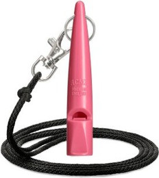 Produktbild von ACME Hundepfeife No. 210.5 mit Pfeifenband himbeere