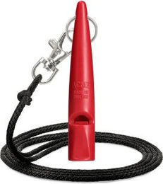 ACME Hundepfeife No. 210.5 mit Pfeifenband karmesinrot – Bild 1 von 3