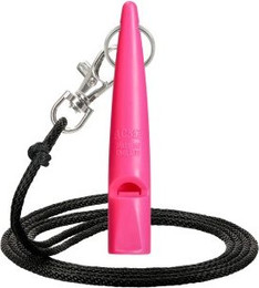Produktbild von ACME Hundepfeife No. 210.5 mit Pfeifenband neon pink