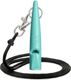 Produktbild von ACME Hundepfeife No. 210.5 mit Pfeifenband türkis