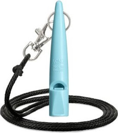 Produktbild von ACME Hundepfeife No. 211.5 mit Pfeifenband hellblau