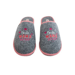 Adelheid Damen Filzpantoffel Beste Mama – Bild 1 von 8