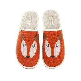 Produktbild von Adelheid Damen Filzpantoffel Fuchs Orange 36/37