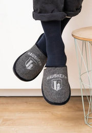 Produktbild von Adelheid Filzpantoffel Hausherr Hellgrau