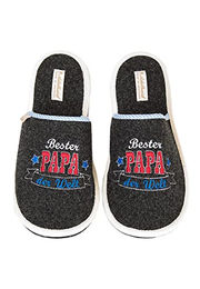 Adelheid Herren Filzpantoffel Bester Papa – Bild 1 von 7