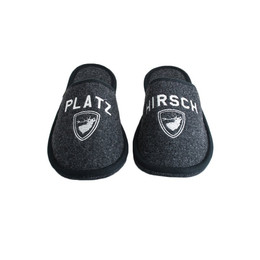 Produktbild von Adelheid Herren Filzpantoffel Platzhirsch Rabenschwarz 42/43