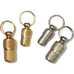 Produktbild von Adressanh?nger aus Metall, Nr: 3 Goldfarben 26 mm