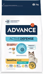 Produktbild von Advance Cat Sterilized Sensitive Trockenfutter für Katzen - 3 kg