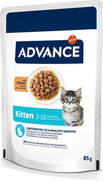 Produktbild von Advance Kitten Huhn - 24 x 85 g