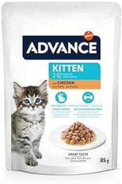 Produktbild von Advance Kitten Huhn - 12 x 85 g