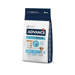 Produktbild von Advance Mini Puppy Trockenfutter für Welpen kleiner Rassen mit Huhn - 2 x 7 kg