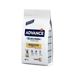 Produktbild von Advance Mini Sensitive Trockenfutter für kleine Hunde - 3 x 1,5 kg