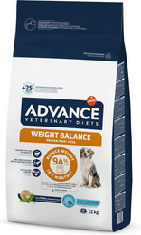 Produktbild von ADVANCE Obesity Management Trockenfutter Hund - 12 kg