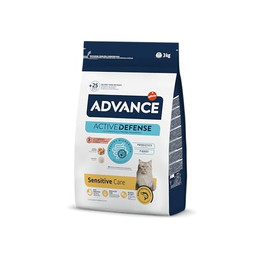 Produktbild von Advance Sensitive Adult Lachs und Reis Trockenfutter Katze - 3 kg