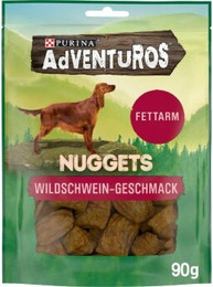 Produktbild von Adventuros Nuggets fettarm Wildschwein - 6 x 90 g