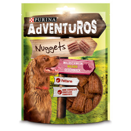 Produktbild von Adventuros Nuggets Wildschwein - 3 x 90 g