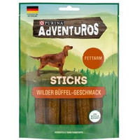Produktbild von Adventuros Sticks fettarm Büffel - 6 x 120 g