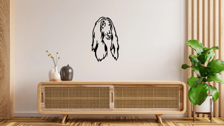 Produktbild von Afghane Kopf Wandtattoo Wandbild Wandsticker Wandaufkleber Wanddekoration