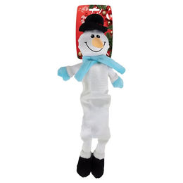 Produktbild von AFP Hundespielzeug Happy Holidays Long Body Schneemann