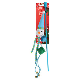 Produktbild von AFP Katzenspielstab Happy Holidays Deluxe Schneemann