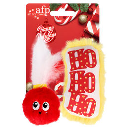 Produktbild von AFP Katzenspielzeug Happy Holidays Hot Dog & Red Light 2er Pack