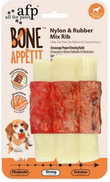 Produktbild von AFP Kauspielzeug Bone Appetit Nylon-Rubber Mix Rib Bacon Flavor
