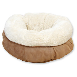 Produktbild von AFP Lambswool Donut Katzenbett braun