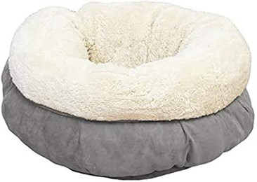 Produktbild von AFP Lambswool Donut Katzenbett, grau