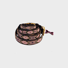 Produktbild von African Rainbow Craft Hunde-Halsband Kampuri Pink groß 40-60cm