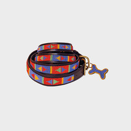 Produktbild von African Rainbow Craft Hunde-Halsband PokotRed mittel 25-35cm
