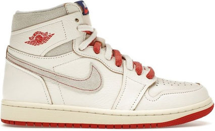 Produktbild von Air Jordan 1 Retro High OG Rare Air - Sail Cinnabar Damen Sneaker Creme Light-Bone DB4612-100 38