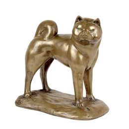Akita Inu Hundestatue Figur braun Art-Dog – Bild 1 von 9