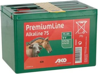 Produktbild von AKO Batterie Alkaline 9 V 75 Ah - 9 Stk.