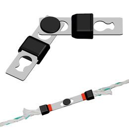 Ako Elektrozaun Seilverbinder Litzclip® 6 mm Safety-Link – Bild 1 von 5