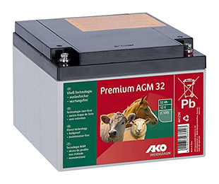 Produktbild von AKO Weidezaunbatterie Premium AGM Akku 32